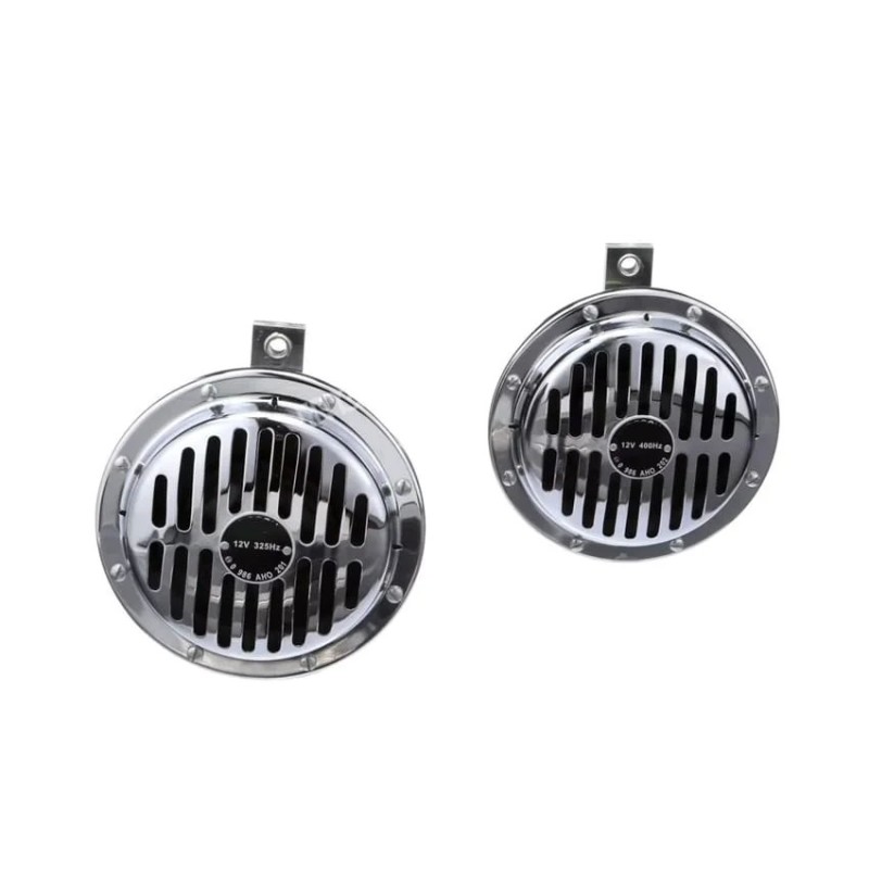 Moton Motors | Üniversal 125 mm Hella Tip Süper Ton Korna Takımı Moton Motors | Üniversal 125 mm Hella Tip Süper Ton Korna Takımı