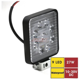 Moton Motors | Off Road Sis Farı - Lamba 9 Led 27W