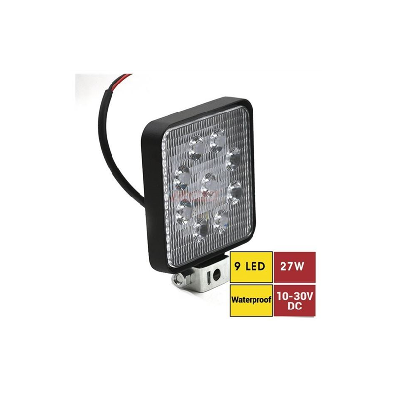 Moton Motors | Off Road Sis Farı - Lamba 9 Led 27W Moton Motors | Off Road Sis Farı - Lamba 9 Led 27W