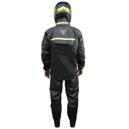 Moton Motors | Vexo Hurricane Yağmurluk Alt-Üst Takım (Siyah Medium Beden)