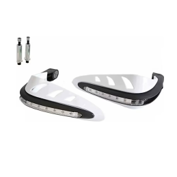 Moton Motors | Led Sinyalli Elcik Koruma Takımı (Beyaz)