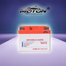 Moton Motors | 12V / 4AH-14AH Lityum Motosiklet Aküsü