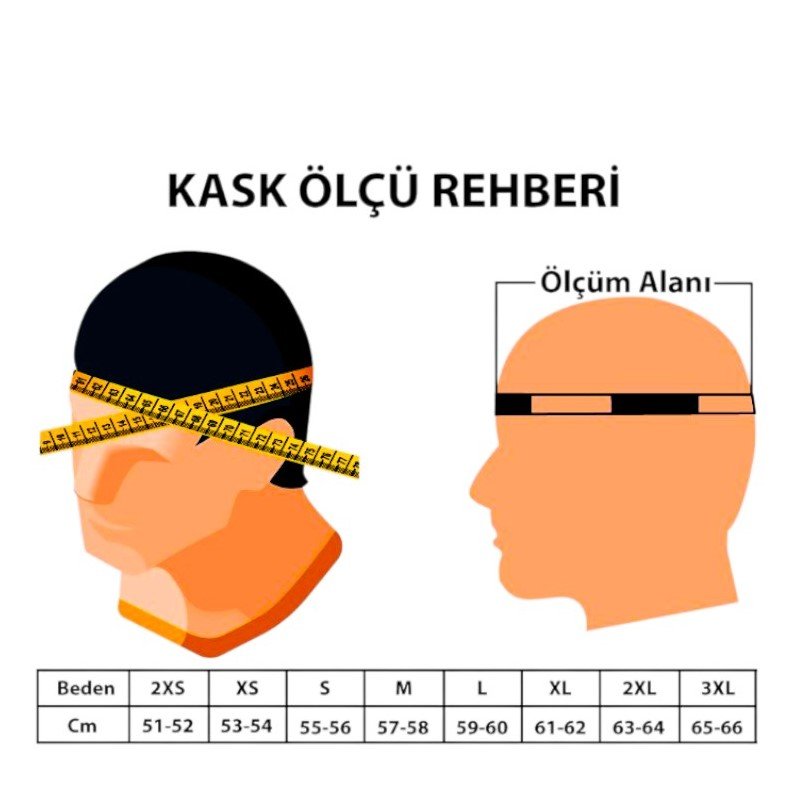 Wosen Çene Açılır Kask WS-202 A6 Mat Siyah - Görsel 3