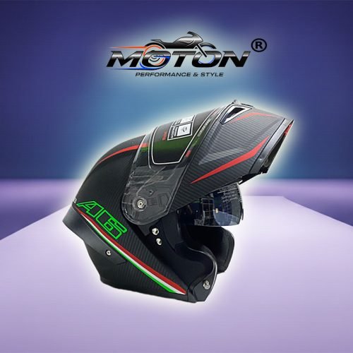 Wosen Çene Açılır Kask WS-202 A6 Mat Siyah