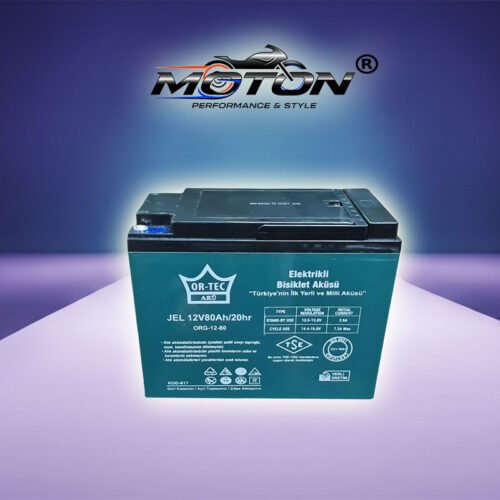 12V 80AH Jel Akü (Ortec)