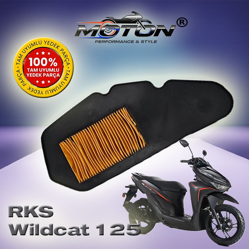 RKS Wildcat 125 Yüksek Performanslı Hava Filtresi (A Kalite)