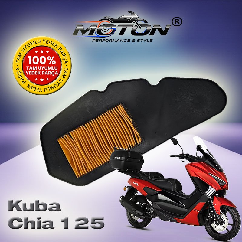Kuba Chia 125 Yüksek Performanslı Hava Filtresi (A Kalite)