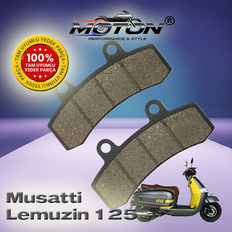 Musatti Lemuzin 125 %100 Uyumlu, Yüksek Kaliteli Ön Disk Fren Balatası