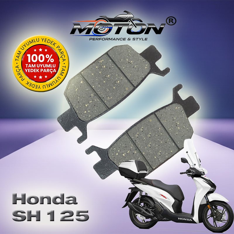 Honda SH125 %100 Uyumlu, Yüksek Kaliteli Arka Disk Fren Balatası