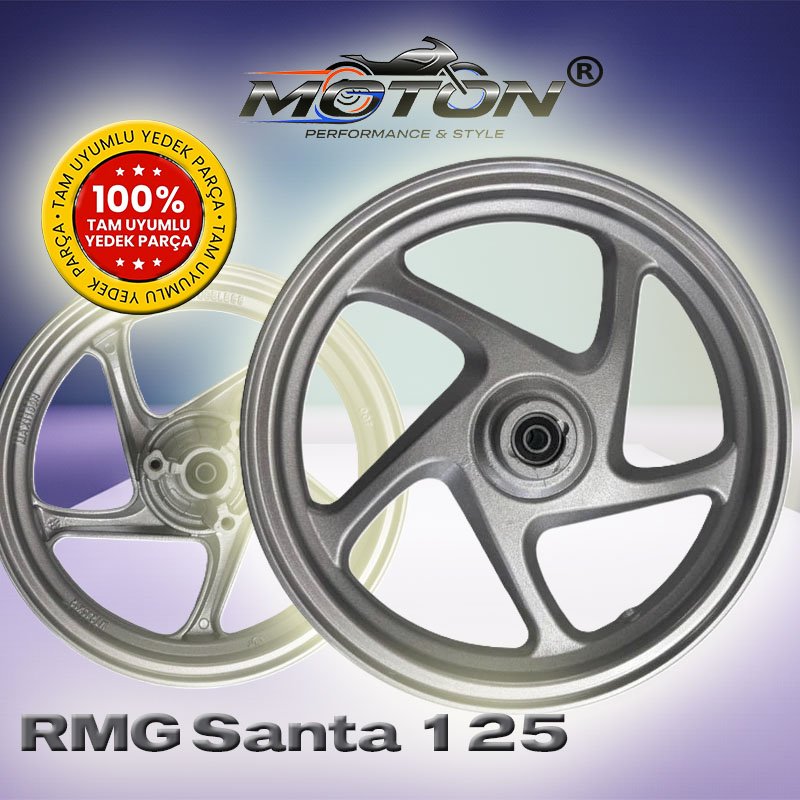 RMG Santa 125 Ön Jant (12 İnç) – Gri