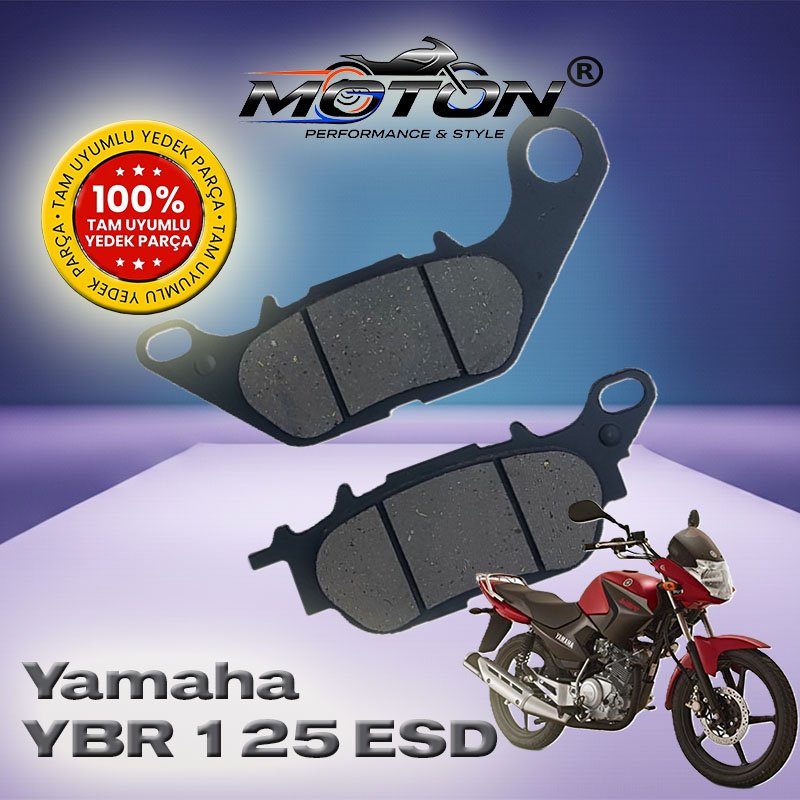Yamaha Ybr 125 ESD Uyumlu, Yüksek Kaliteli Ön Disk Fren Balatası