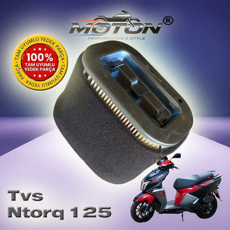 Tvs Ntorq 125 Yüksek Performanslı Hava Filtresi (A Kalite)