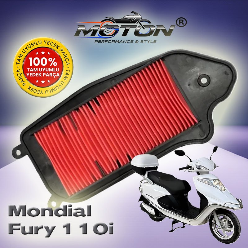 Mondial Furry 110i Yüksek Performanslı Hava Filtresi (A Kalite)