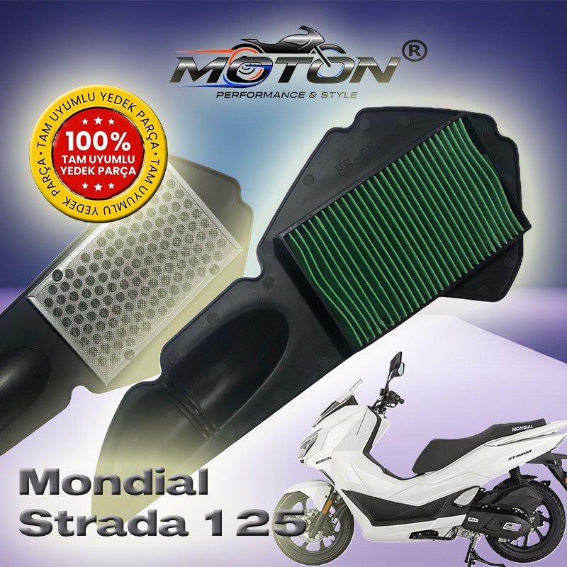 Mondial Strada 125 Yüksek Performanslı Hava Filtresi (A Kalite)