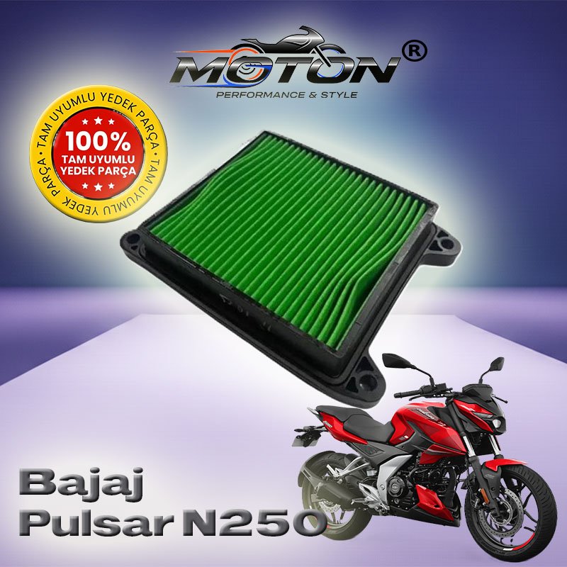 Bajaj Pulsar N250 Yüksek Performanslı Hava Filtresi (A Kalite)