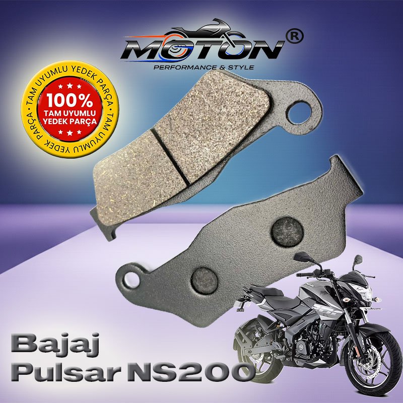 Bajaj Pulsar NS200 %100 Uyumlu, Yüksek Kaliteli Ön Disk Fren Balatası