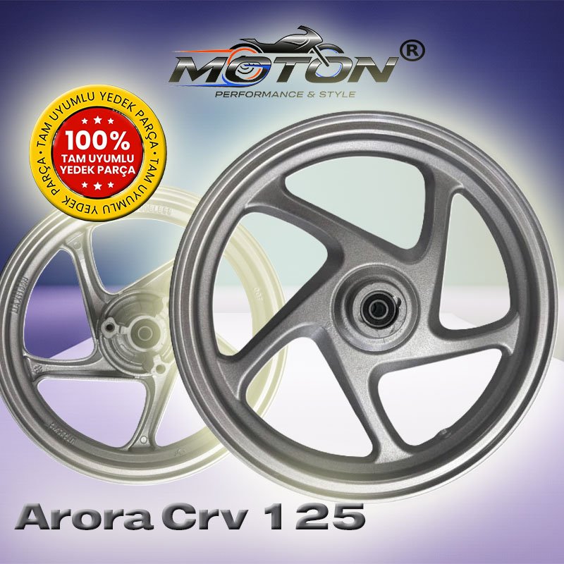 Arora Crv 125 Ön Jant (12 İnç) – Gri