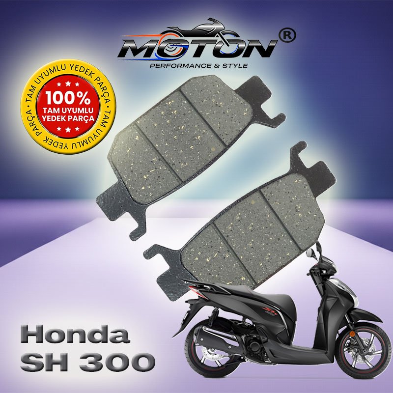 Honda SH300 %100 Uyumlu, Yüksek Kaliteli Arka Disk Fren Balatası