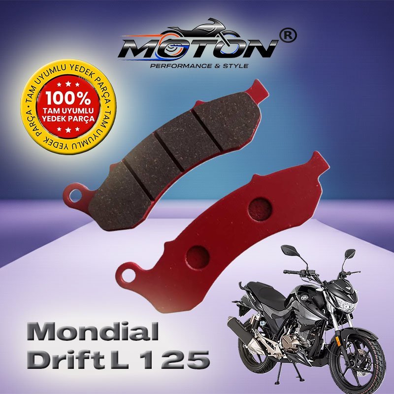 Mondial Drift L %100 Uyumlu, Yüksek Kaliteli Ön Disk Fren Balatası