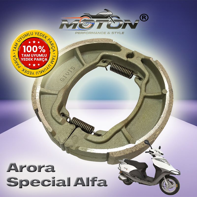 Arora Special Alfa Arka Fren Balatası Kampana Tipi Yüksek Performans
