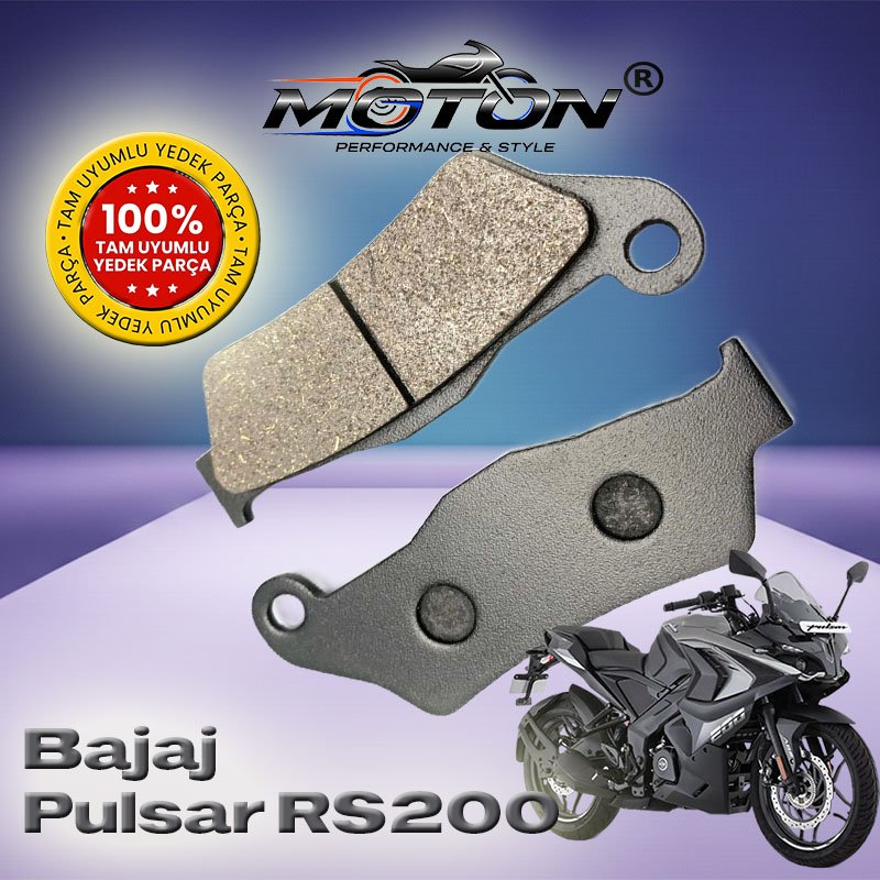 Bajaj Pulsar RS200 %100 Uyumlu, Yüksek Kaliteli Ön Disk Fren Balatası