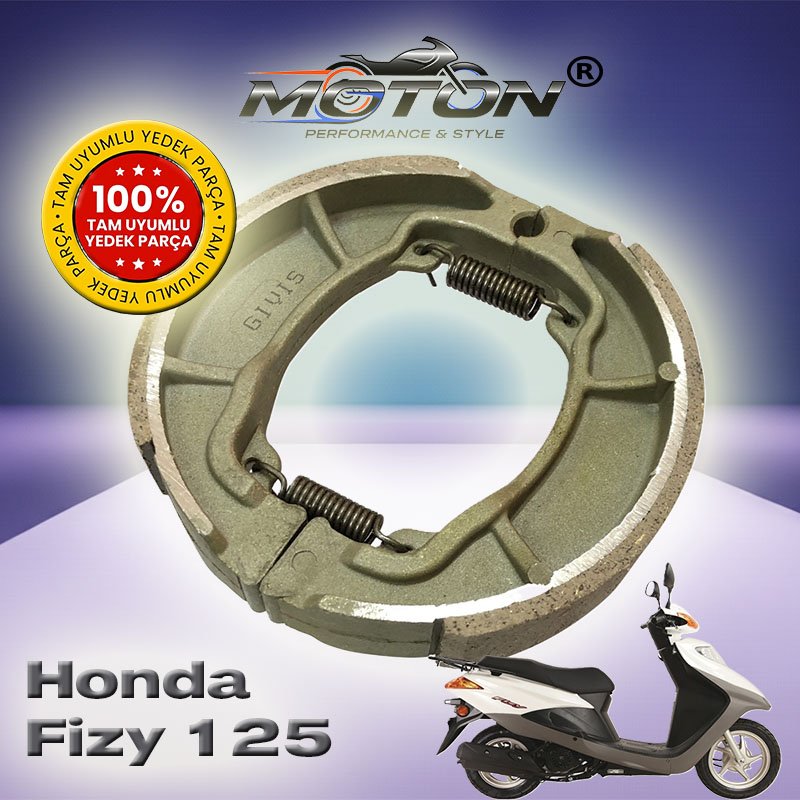 Honda Fizy 125 Arka Fren Balatası Kampana Tipi Yüksek Performans