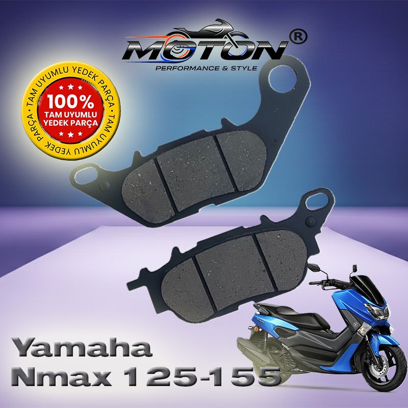 Yamaha Nmax 125 – 155 Uyumlu, Yüksek Kaliteli Arka Disk Fren Balatası