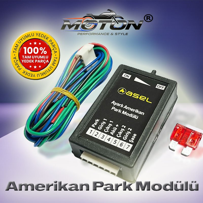 Ayarlı Amerikan Park Modülü – Tüm Araçlar İçin 12V Arıza Işığı Yakmayan Yeni Nesil
