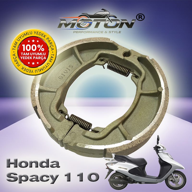 Honda Spacy 110 Arka Fren Balatası Kampana Tipi Yüksek Performans