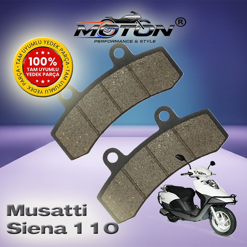 Musatti Siena 110 %100 Uyumlu, Yüksek Kaliteli Ön Disk Fren Balatası