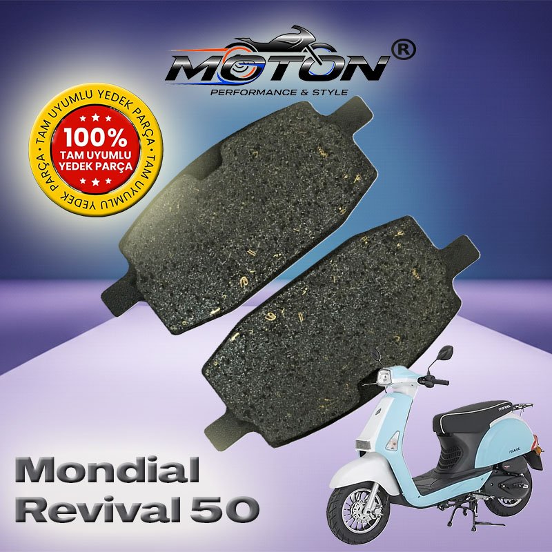 Mondial Revival 50 Uyumlu, Yüksek Kaliteli Ön Disk Fren Balatası