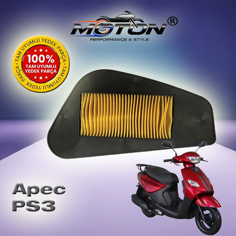 Volta Apec PS3 50cc uyumlu hava filtresi