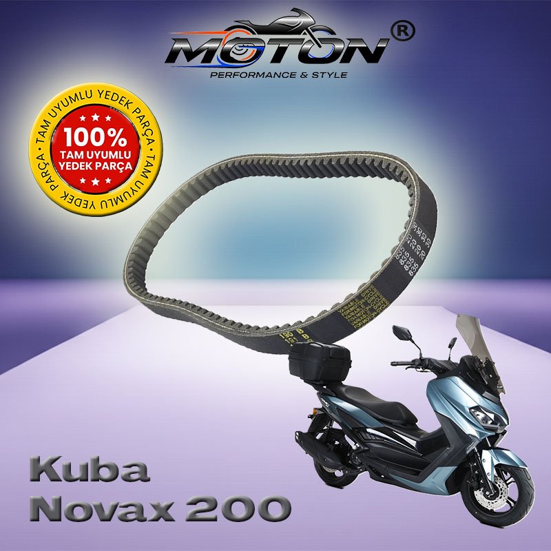Kuba Novax 200 Varyatör Kayışı – Dayanıklı Güçlendirilmiş Yapılı Tayland Üretimi