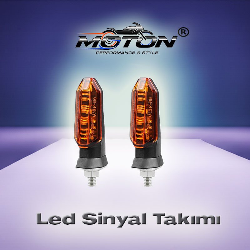 Motosiklet Mini LED Sinyal Takımı (2 Adet)