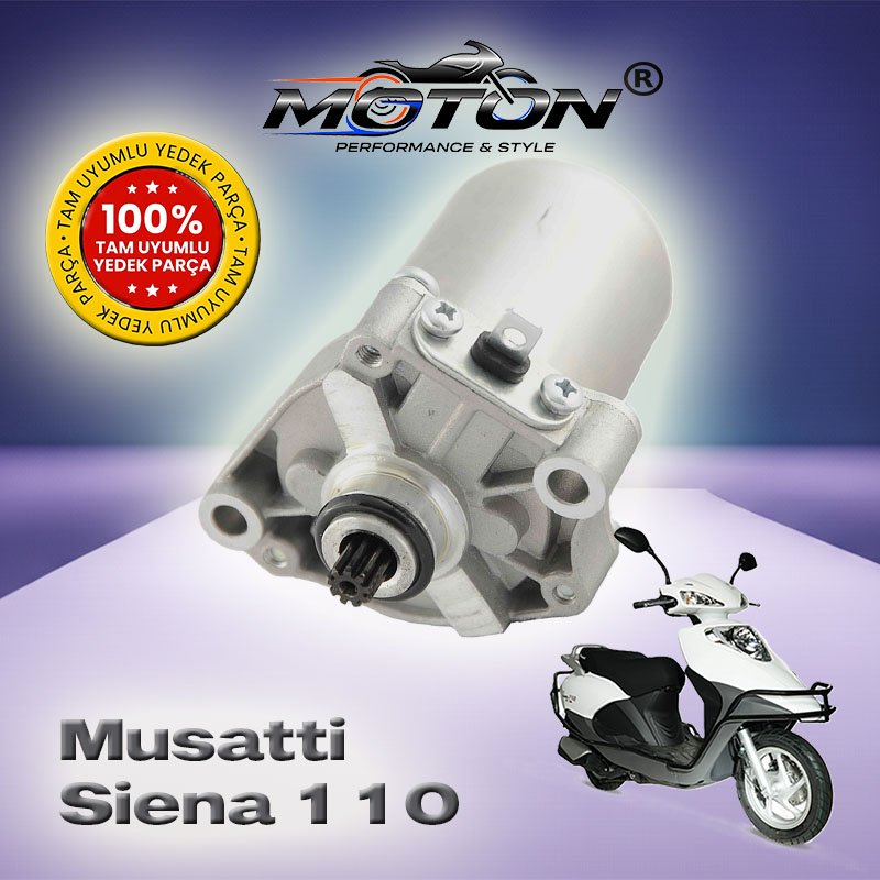 Musatti Siena 110 Uyumlu Marş Motoru A Kalite