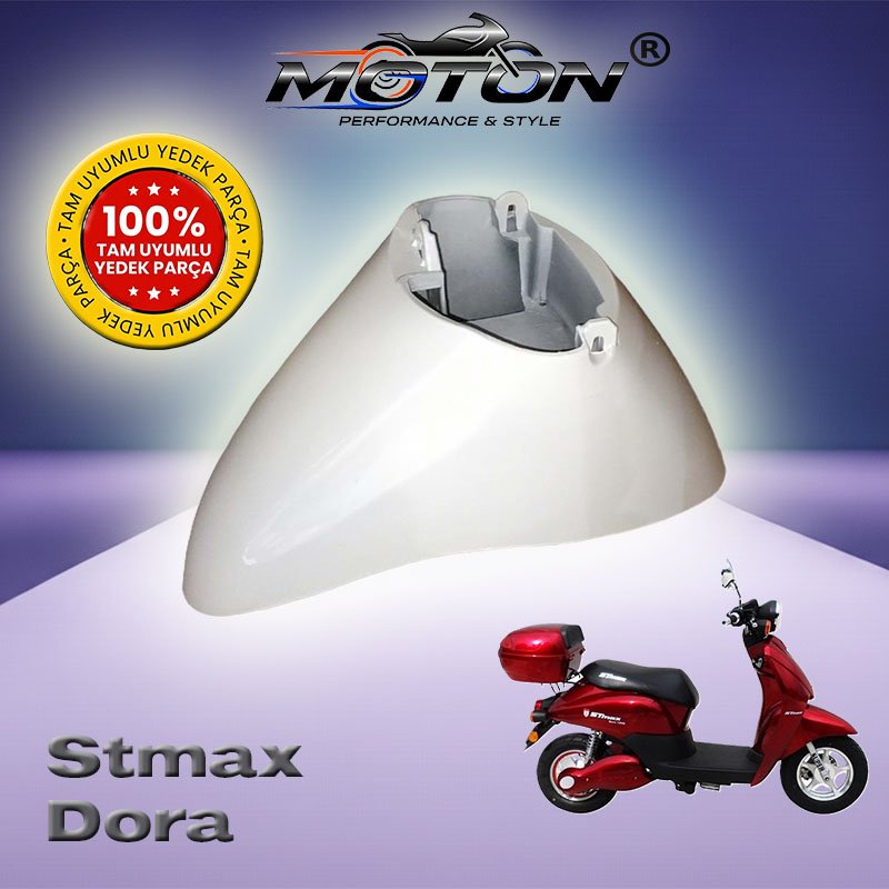 Stmax Dora Elektrikli Bisiklet Ön Çamurluk (Beyaz)