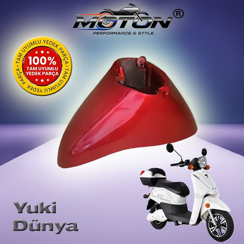 Yuki Dünya Elektrikli Bisiklet Ön Çamurluk (Kırmızı)