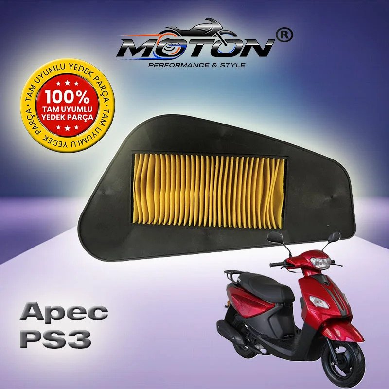 Volta Apec PS3 50cc uyumlu hava filtresi