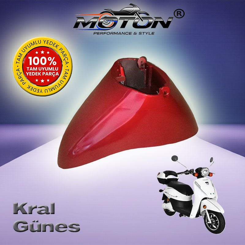 Kral Güneş Elektrikli Bisiklet Ön Çamurluk (Kırmızı)