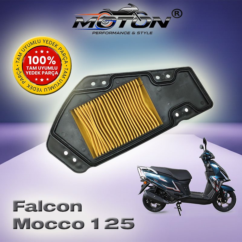 Falcon Mocco 125 Tam Uyumlu Yüksek Performanslı Hava Filtresi