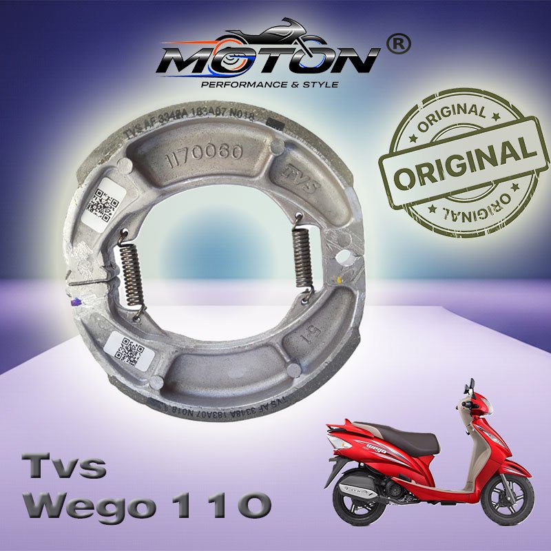 TVS Wego 110 Orijinal Arka Fren Balatası (130 mm) – %100 Orijinal TVS Yedek Parça
