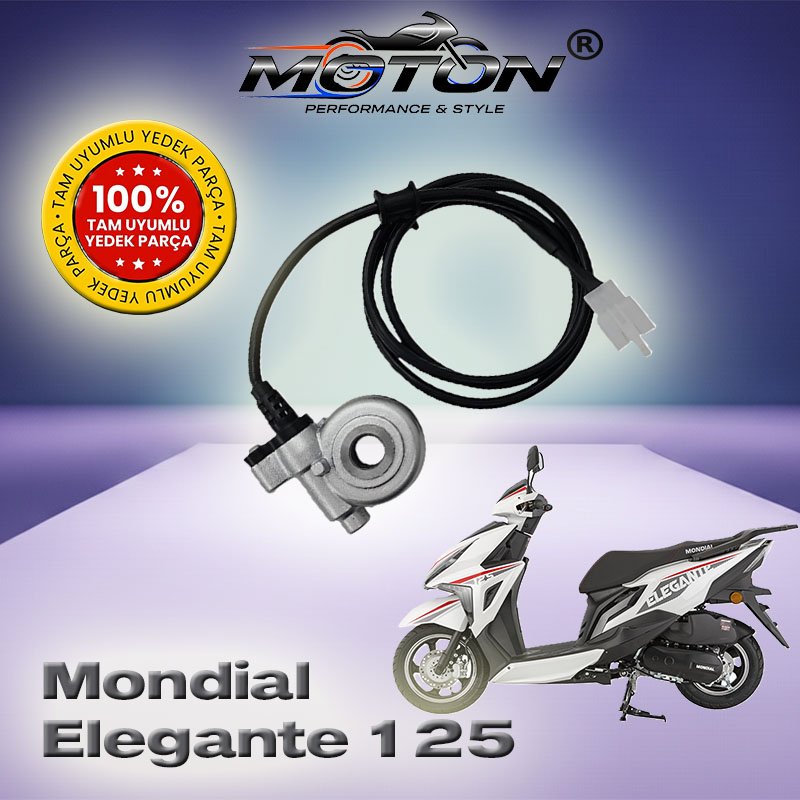 Mondial Elegante 125 Kilometre Okuyucu Redüktörü – Sensör ve Çark Takımı