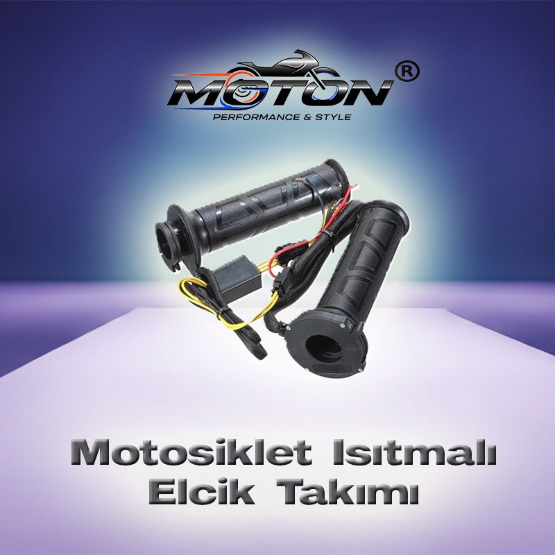 4 Kademeli Isıtmalı Motosiklet Elcik Takımı (Tüm Motorlara Uyumlu)
