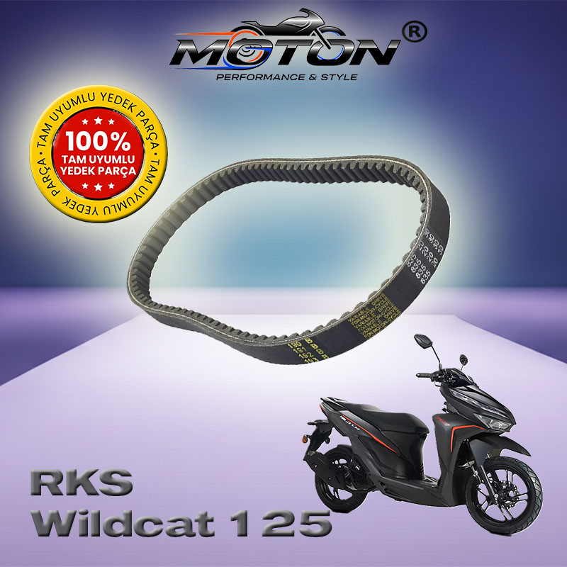 RKS Wildcat 125 Varyatör Kayışı – Dayanıklı Güçlendirilmiş Yapılı Tayland Üretimi