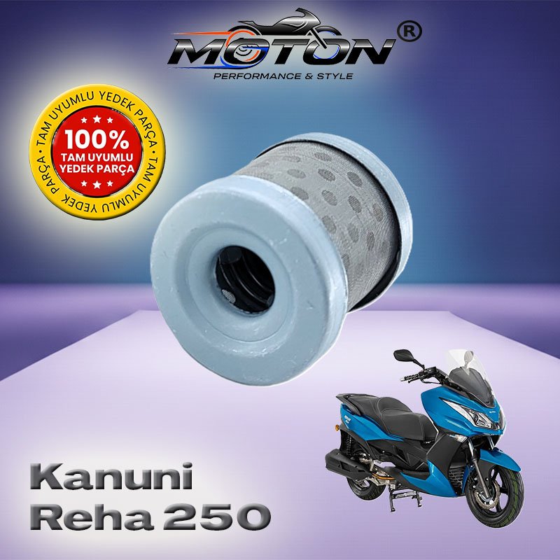 Kanuni Reha 250 Tam Uyumlu Yüksek Performanslı Motosiklet Yağ Filtresi