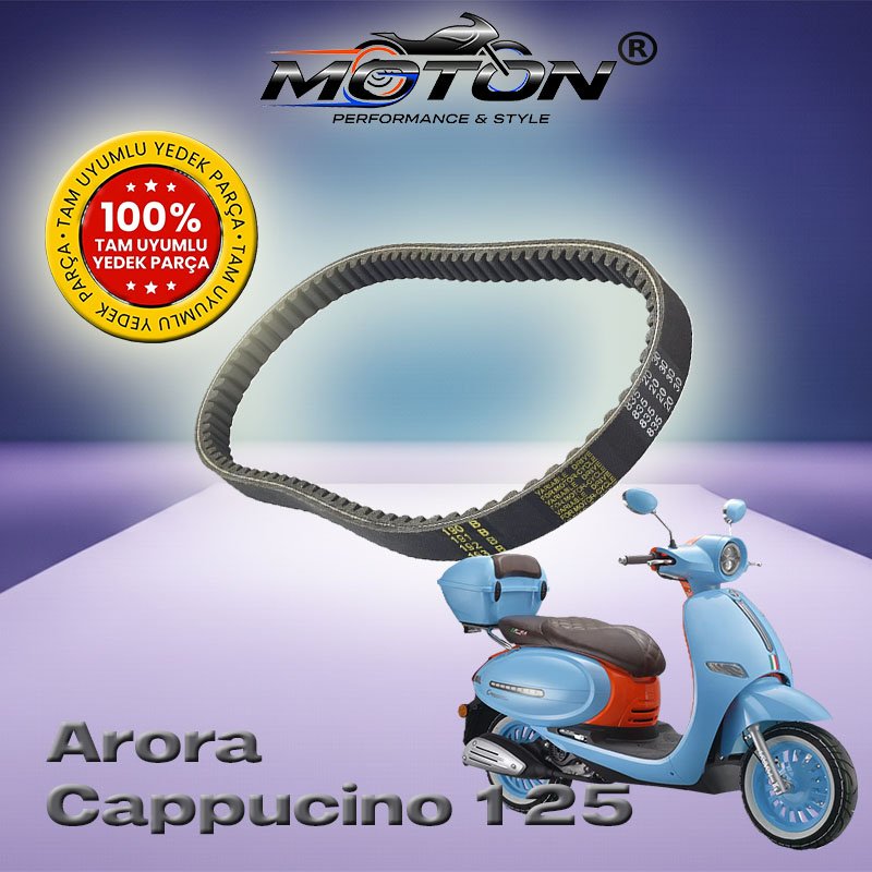 Arora Cappucino 125 Varyatör Kayışı – Dayanıklı Güçlendirilmiş Yapılı Tayland Üretimi