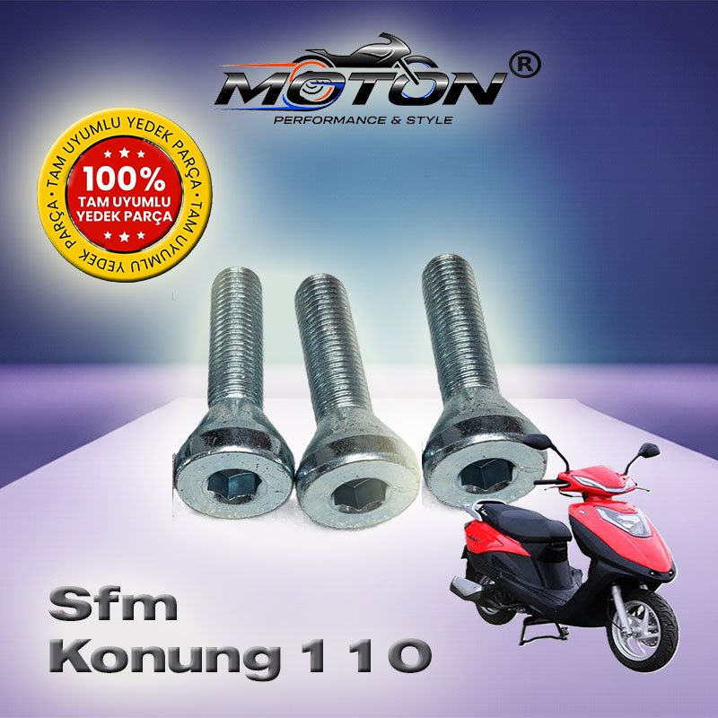 Sfm Konung 110 Arka Jant Bijon Takımı %100 Uyumlu, Yüksek dayanıklı