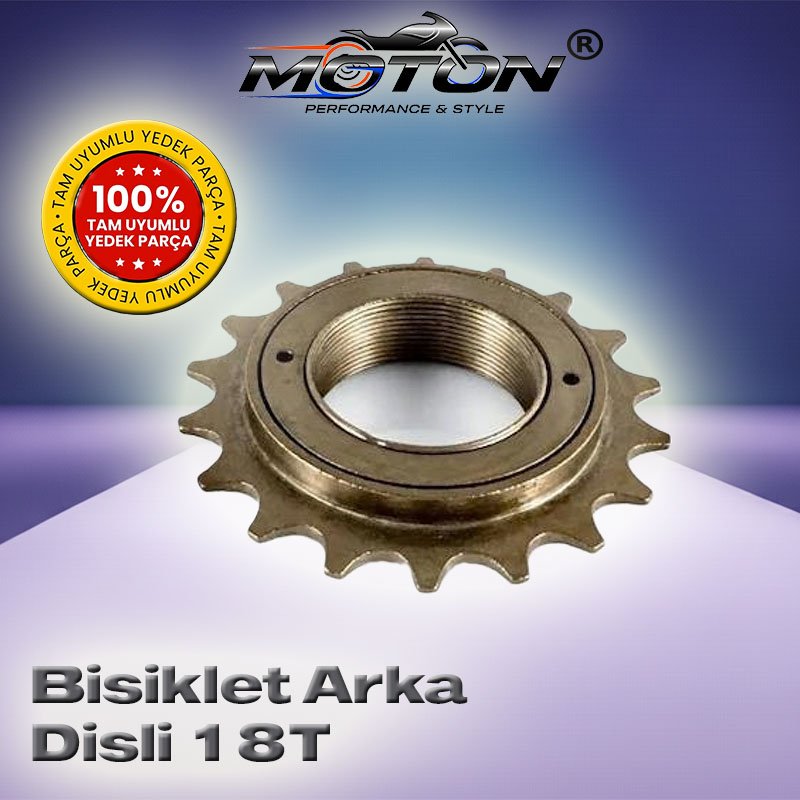 Bisiklet Arka Ruble Dişli 18T Bilyalı Tekli Dişli – 16 20 Jant Çocuk BMX