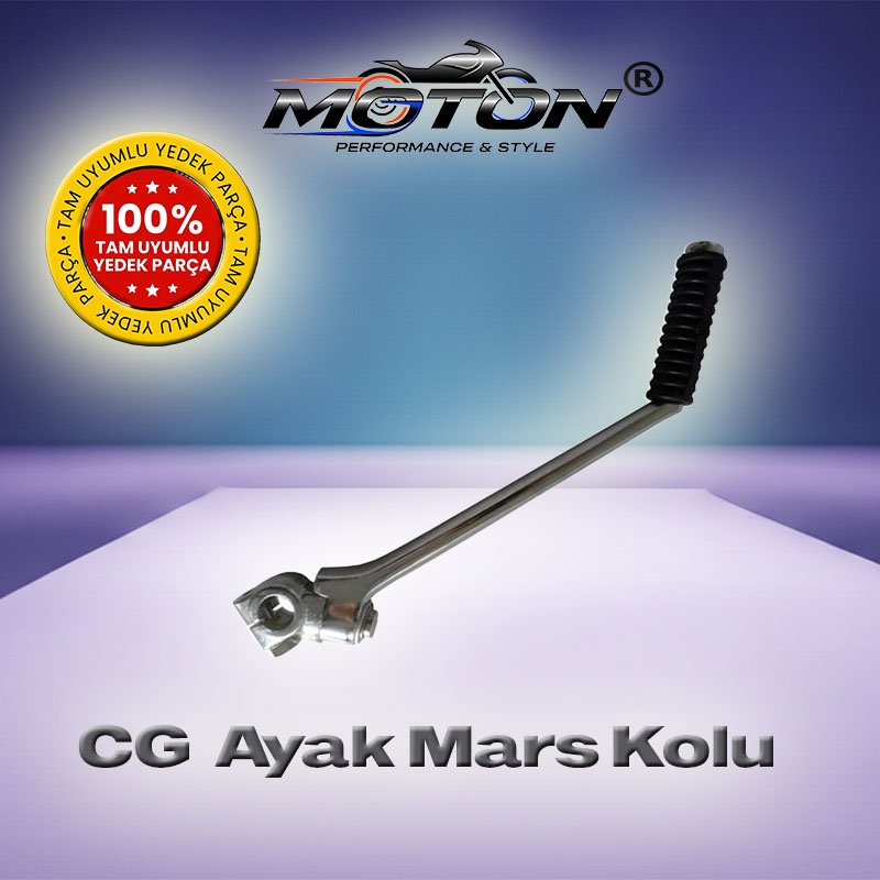 CG 100 / 125 / 150 / 200 Uyumlu Düz Tip Ayak Marş Kolu – A Kalite