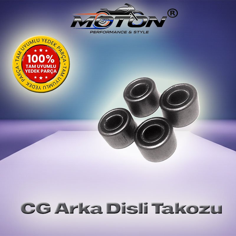 CG Arka Dişli Takozu Takımı Demir Siyah (4’lü Set)